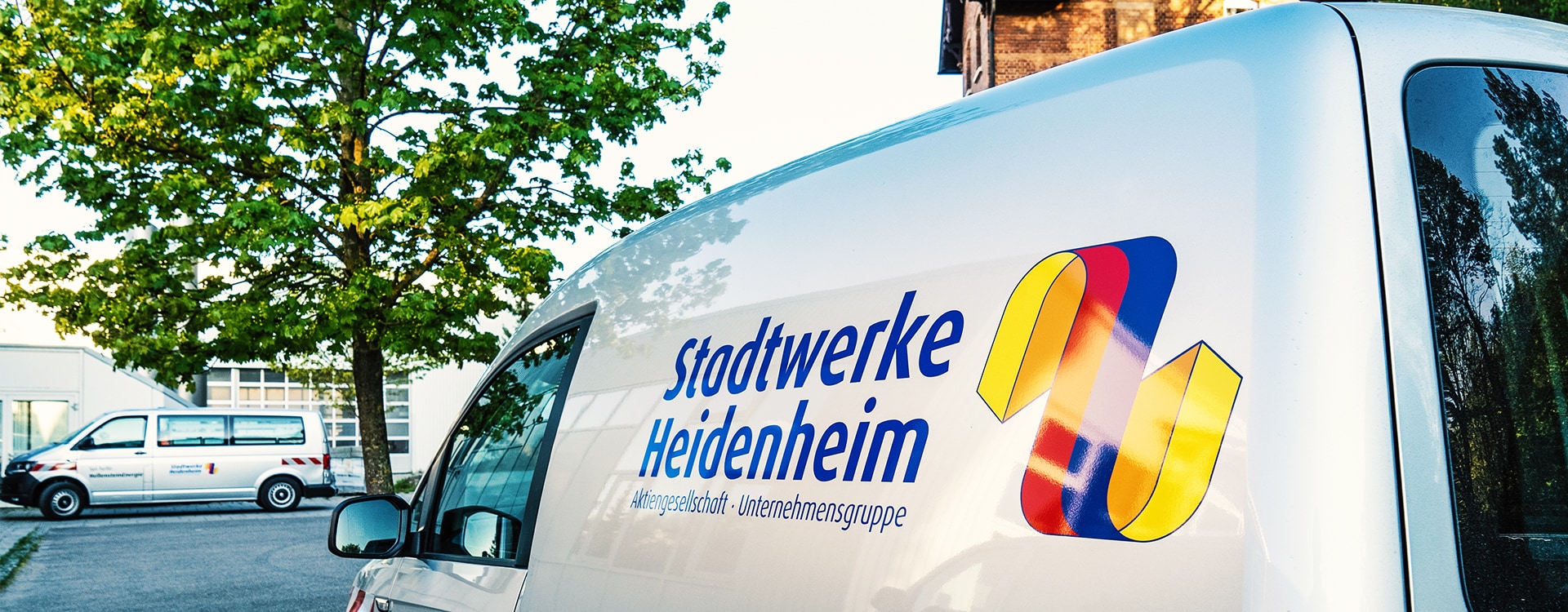 Servicefahrzeug der Stadtwerke Heidenheim AG - Unternehmensgruppe