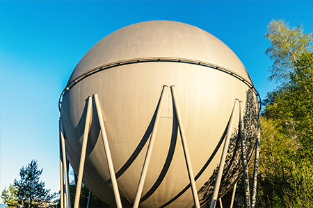 Gasspeicher der Stadtwerke Heidenheim AG