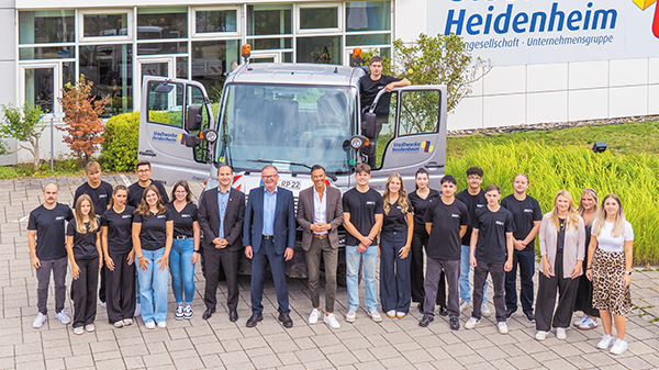Neue Auszubildende 2025 Stadtwerke Heidenheim AG - Unternehmensgruppe