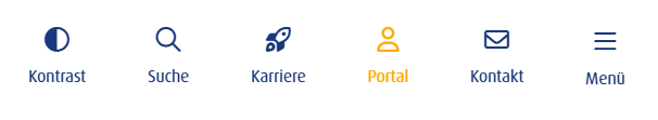 Menü Kunden-Portal